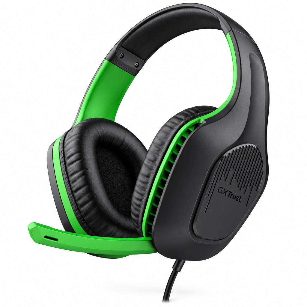 Trust Gaming Zirox 415X Lightweight Xbox Headset - Black/Green
